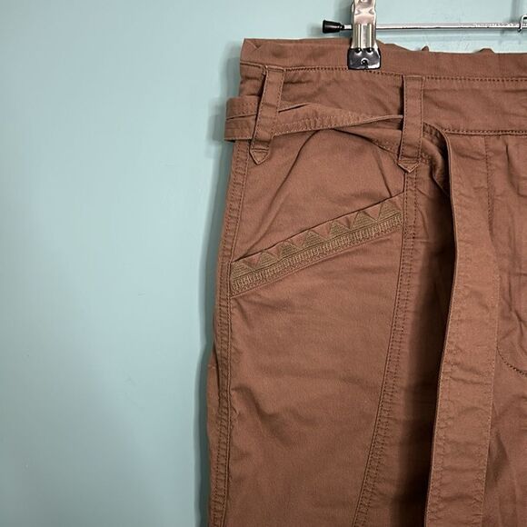 Anthropologie Ellie Embroidered Utility Pants - Picture 4 of 10